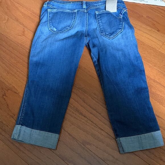 GAS Size 27 denim cuffed Capri.  NWOT - Picture 2 of 7